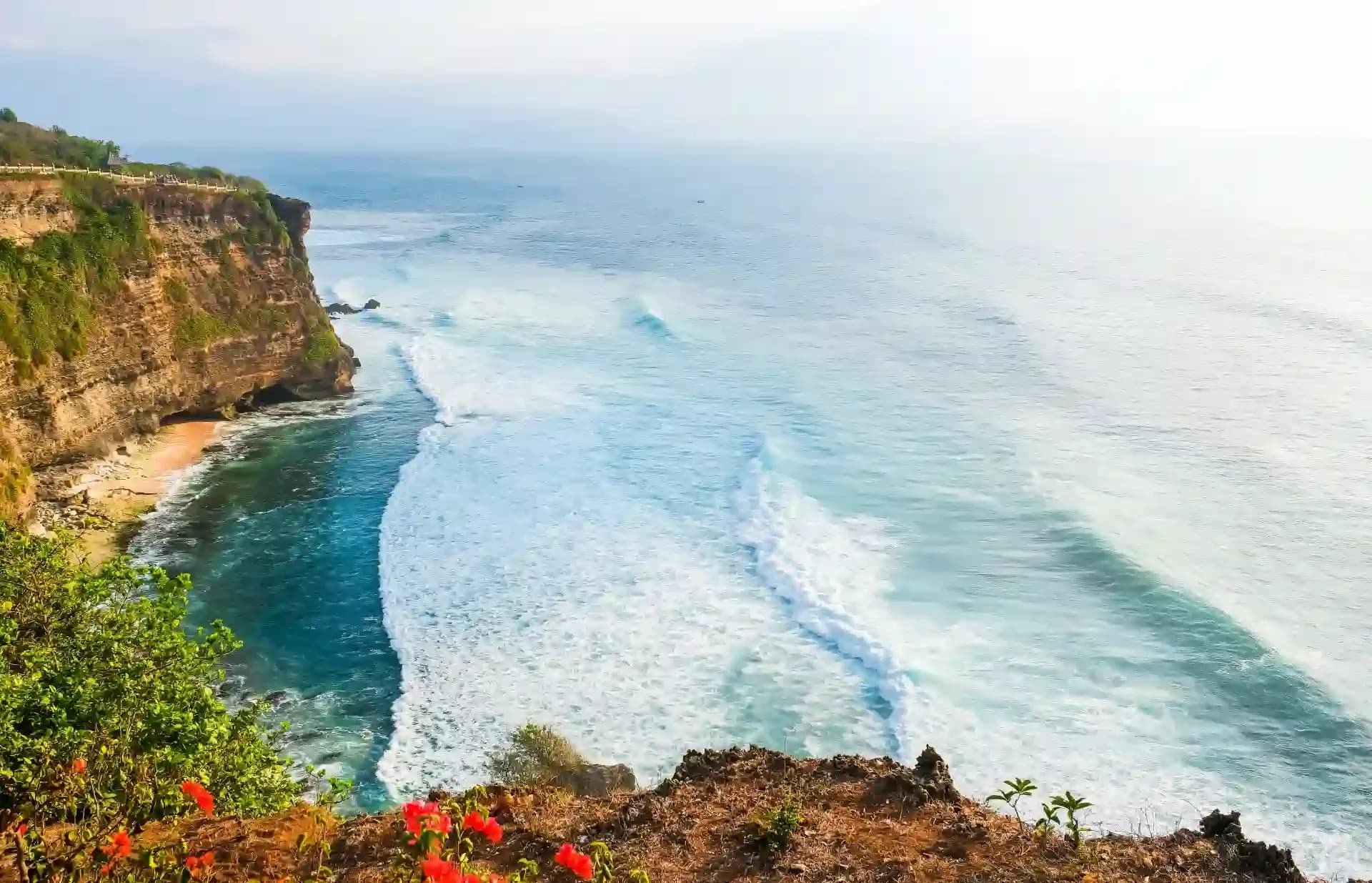 Surfing the Waves of Uluwatu, Bali