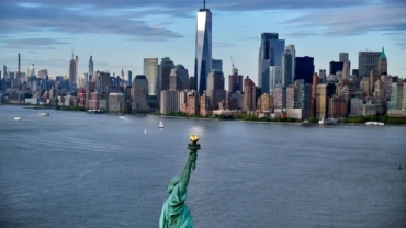 drone shot of statue of liberty and lower manhatta 2023 11 27 05 12 12 utc
