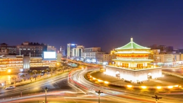 xian bell tower at night 2023 11 27 05 19 18 utc