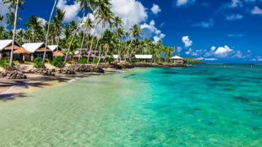 tropical beach with with coconut palm trees and vi 2023 11 27 05 35 10 utc 1